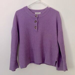 Cashmere Madewell Purple Sweater